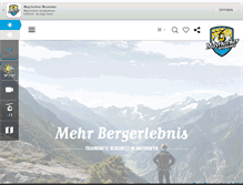 Tablet Screenshot of mayrhofner-bergbahnen.com